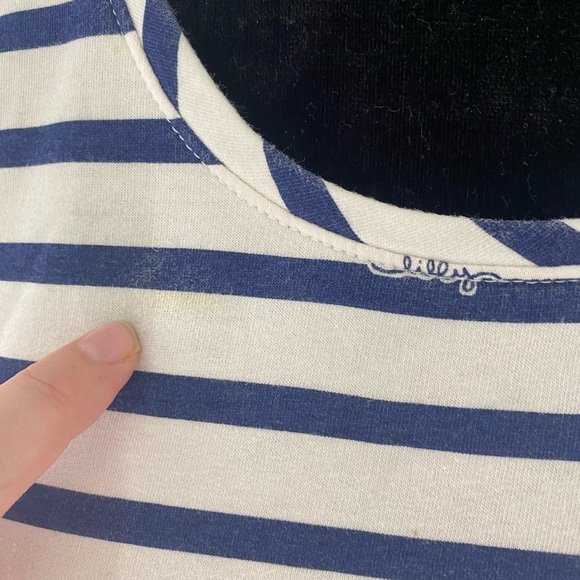 LILLY PULITZER Striped Navy and Pink Dress - Picture 9 of 10